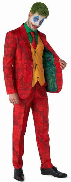 Suitmeister Scarlet Joker Men's Suit, Large