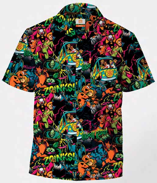 Suitmeister Scooby-Doo Short Sleeve Shirt, Large