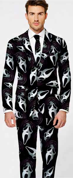 Suitmeister Ghost Face Men's Suit, Large