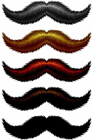 StacheTATS Natural Stache Temporary Mustache Tattoo