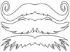 StacheTATS Junior Full Glow Stache Temporary Mustache Tattoo