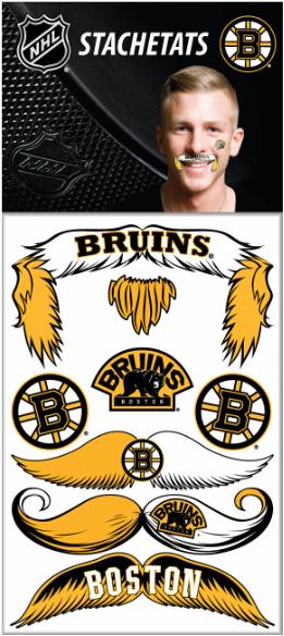 Boston Bruins Stachetats Regular Temporary Tattoos
