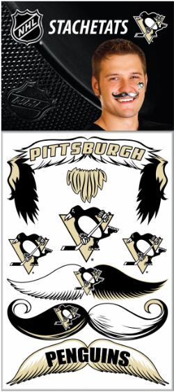 Pittsburgh Penguins Stachetats Regular Temporary Tattoos