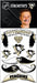 Pittsburgh Penguins Stachetats Regular Temporary Tattoos