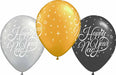 HAPPY NEW YEAR SCRIP 12" CLASSY 50/BAG