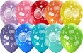 #60 NUMBERS-ALL-OVER 12" TRENDY ASST 50/B