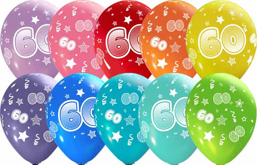 #60 NUMBERS-ALL-OVER 12" TRENDY ASST 50/B