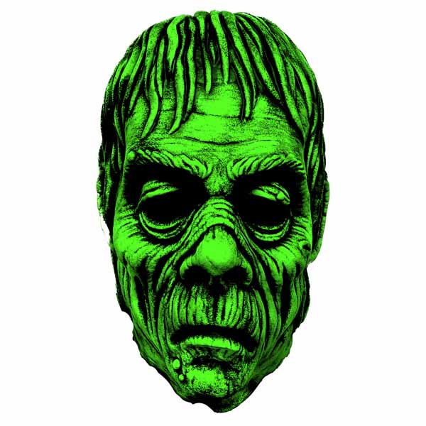 Don Post Glowin Ghoulies Carlise Glow-in-the-Dark Vinyl Mask