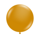 Tuftex Giant Gold Round Latex Balloons 36" (2/Pk)