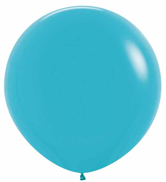 Sempertex Caribbean Blue 36-Inch Latex Balloons, 2 Pack