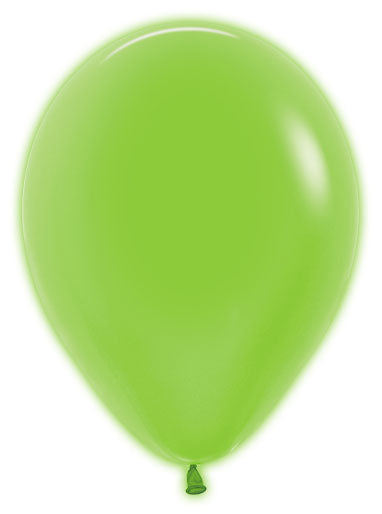 Sempertex 5-Inch Neon Green Latex Balloons, 50 Pack