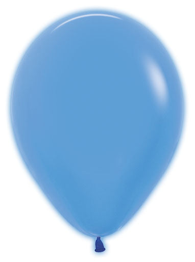 Sempertex Neon Blue 5 Inch Latex Balloons, 50 Pack