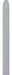 Sempertex 160 Gray #081 Latex Twisting Balloons, 50 Count