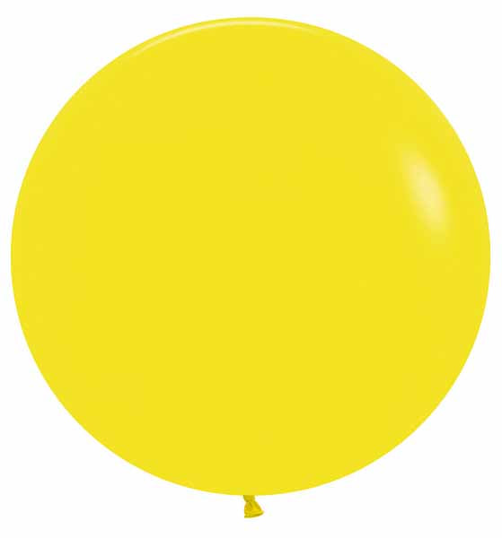 Sempertex Yellow 24-Inch Latex Balloons, 10 Pack