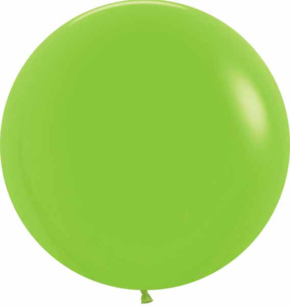 Sempertex Lime Green 24-Inch Latex Balloons, 10 Pack
