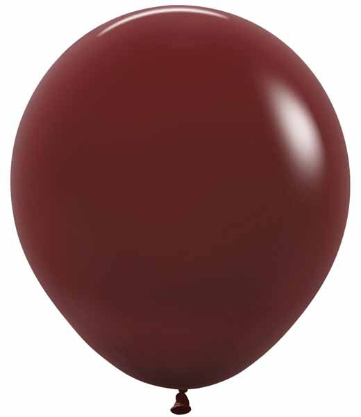 Sempertex Merlot Red 18-Inch Latex Balloons, 25 Pack