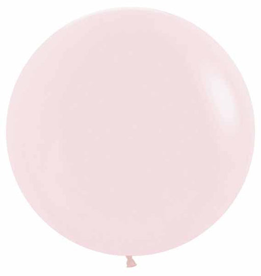 Sempertex 24-Inch Pastel Matte Pink Latex Balloons, 10 Pack