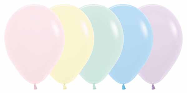 PASTEL MATTE ASST 5" SEMPERTEX 50/BG