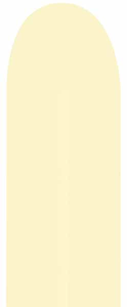 Sempertex 260 Pastel Matte Yellow Twisting Balloons, 50 Count