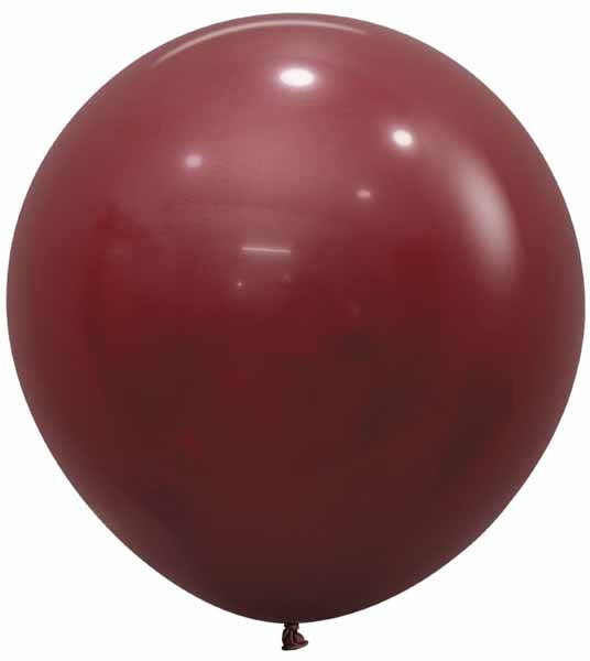 Sempertex Merlot Red 24-Inch Latex Balloons, 10 Pack