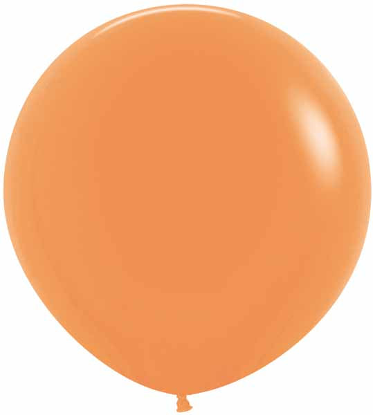 Sempertex Neon Orange 24-Inch Latex Balloons, 10-Pack