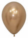 Sempertex 11-Inch Reflex Gold Latex Balloons, 50 Count