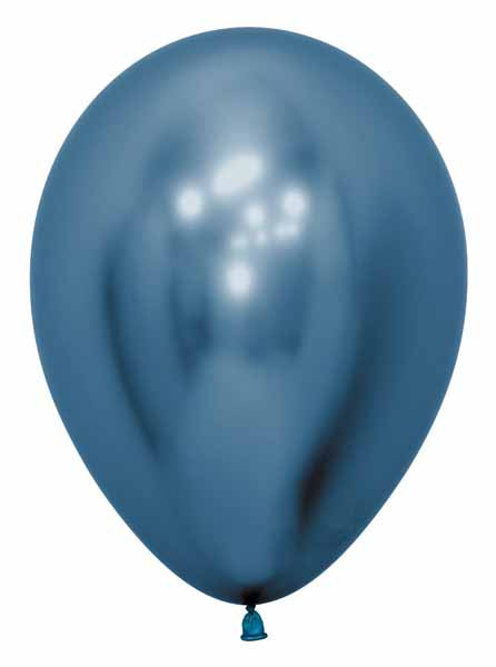 Sempertex Reflex Blue 5 Inch Latex Balloons, 50 Pack