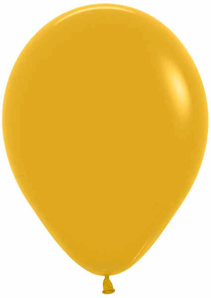 Sempertex 11-Inch Mustard Latex Balloons, 50 Count