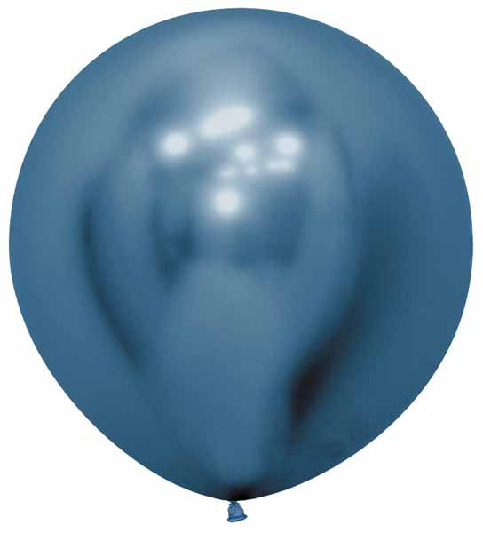 Sempertex Reflex Blue 24-Inch Latex Balloons, 10 Count