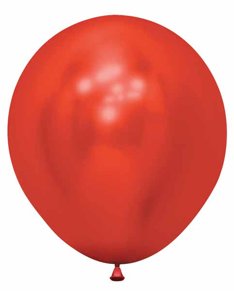 Sempertex Reflex Red 18-Inch Latex Balloons, 25 Pack