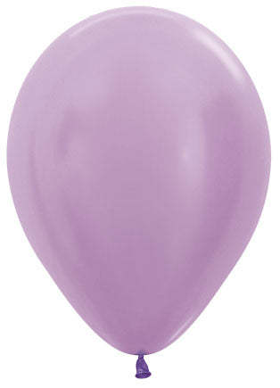 Sempertex Satin Lilac 5 Inch Latex Balloons, 50 Pack