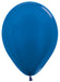 Sempertex 5-Inch Metallic Blue Latex Balloons, 50 Count