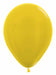 Sempertex 5 Inch Metallic Yellow Latex Balloons, 50 Pack