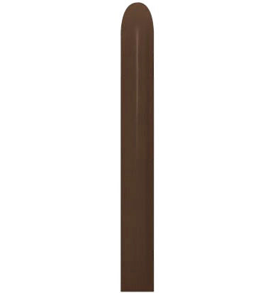 Sempertex Chocolate Brown 260 Twisting Balloons, 50 Count