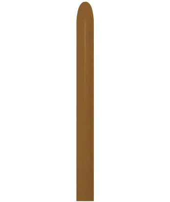 Sempertex 160 Coffee Brown Twisting Balloons, 50 Count
