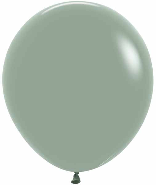 Sempertex Dusk Laurel Green 18-Inch Latex Balloons, 25 Count