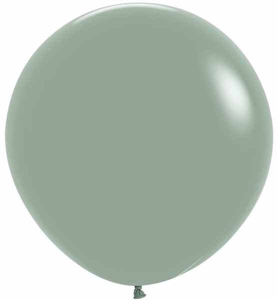 Sempertex Dusk Laurel Green 24-Inch Latex Balloons, 10 Pack