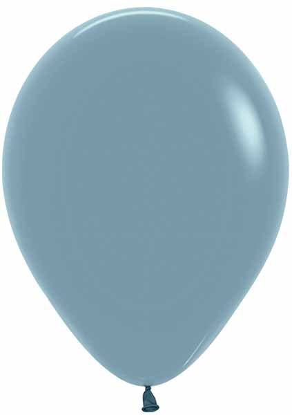 Sempertex Pastel Dusk Blue 11" Latex Balloons, 50 Count