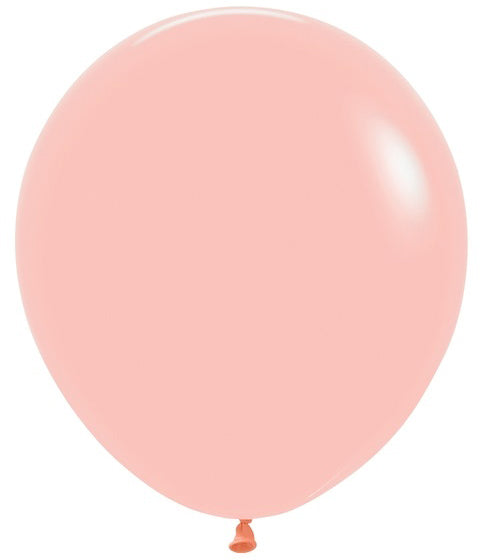 Sempertex 18-Inch Pastel Matte Melon Latex Balloons, 25 Count