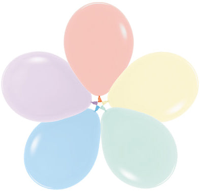 Sempertex 11" Pastel Matte Watermelon Latex Balloons, 50 Count