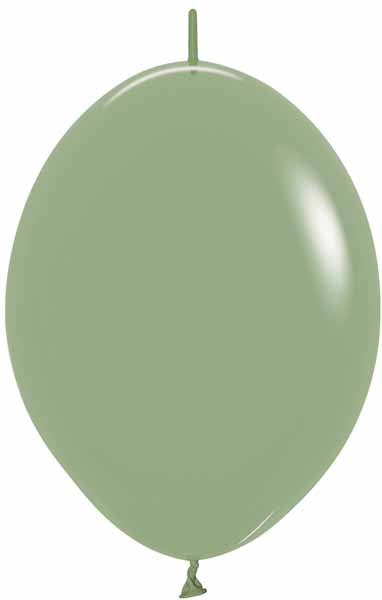 Sempertex Eucalyptus 12" Link-O-Loon Latex Balloons, 25 Pack