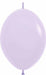 Sempertex Matte Lilac 6" Linking Latex Balloons, 50 Pack
