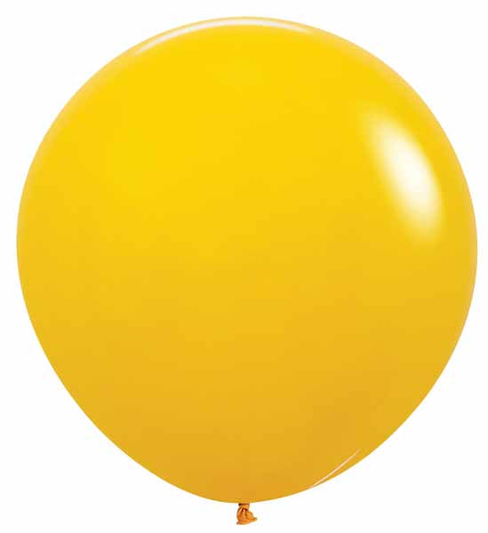 Sempertex Honey Yellow 24-Inch Latex Balloons, 10 Count