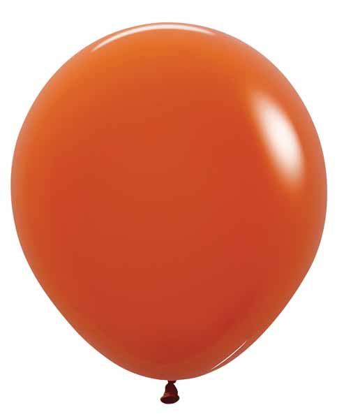 Sempertex Sunset Orange 18-Inch Latex Balloons, 25 Count