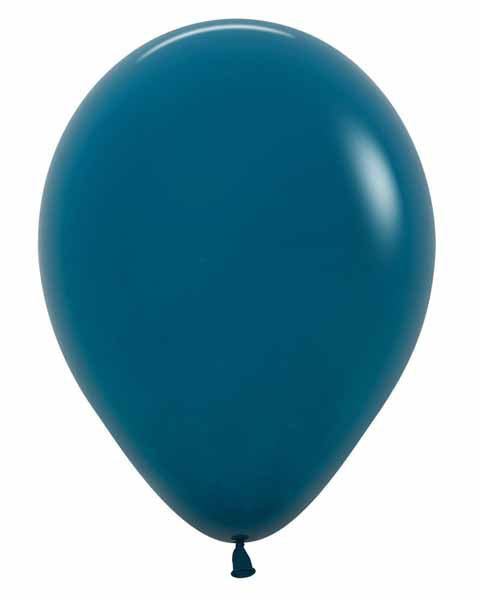 Sempertex Deep Teal 11-Inch Latex Balloons, 50 Count