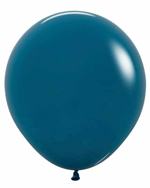 Sempertex Deep Teal 18-Inch Latex Balloons, 25 Pack