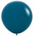 Sempertex Deep Teal 24-Inch Latex Balloons, 10 Count