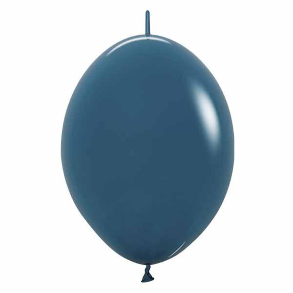 Sempertex Deep Teal 12" Link-O-Loon Latex Balloons, 25 Pack