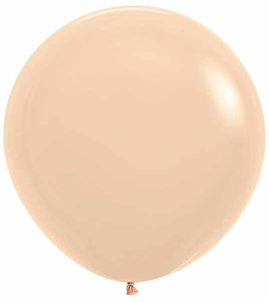 Sempertex Matte Malibu Peach 24-Inch Latex Balloons, 10 Pack