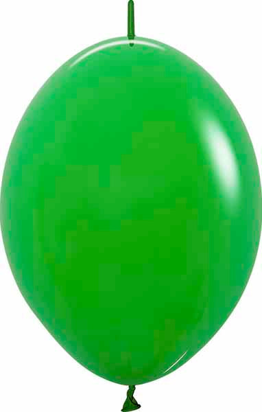 Sempertex Shamrock Green 6-Inch Link-O-Loons Latex Balloons, 50 Count
